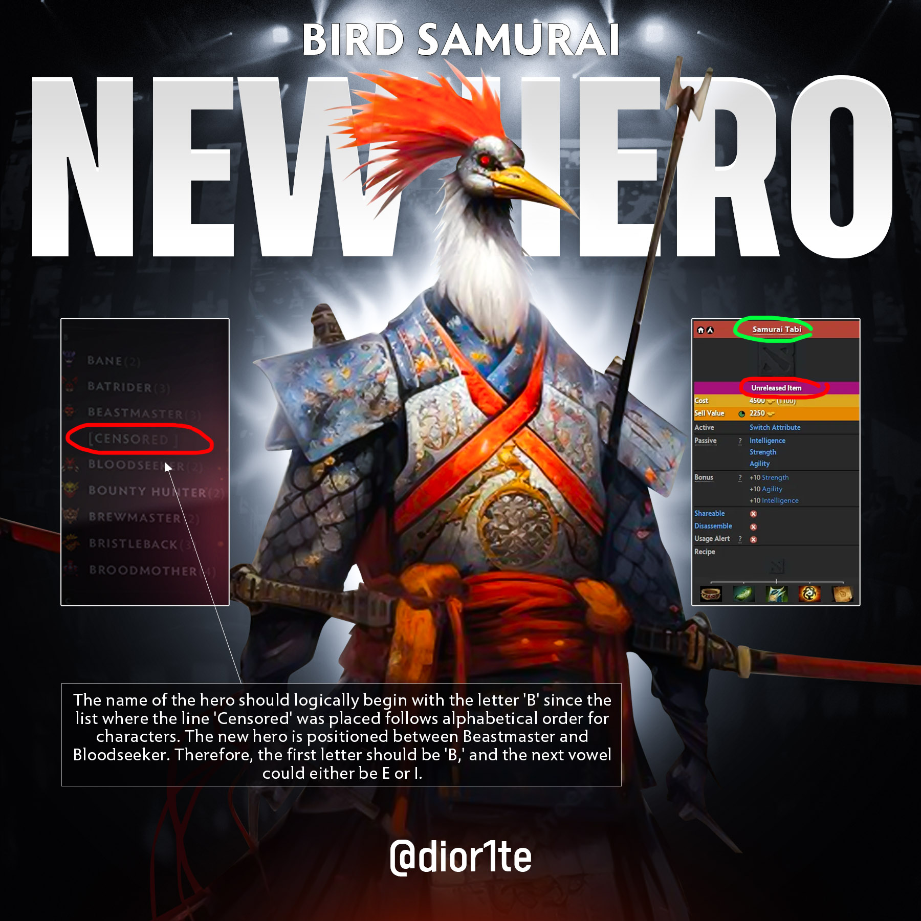 Bird Samurai